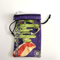 Pochette à cordon personnalisée en microfibre douce pour lunettes et téléphone avec logo imprimé 2026