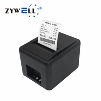 Printer Struk Toko ZYWELL ZY-Q823 Pemotong Otomatis Usb Imprimante Thermique 80mm Printer Thermal Pos