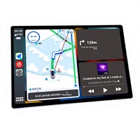 Weilang Appareil de navigation à grand écran de 13 pouces monté sur tableau de bord, CarPlay sans fil, navigation AR dans le monde réel, panoramique, 1 an