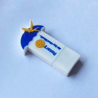 Carcasa USB hecha a medida, cubiertas USB OEM, unidad Flash USB de goma suave de PVC, regalos promocionales de PVC suave