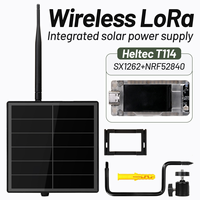 Keepteen D5L-H4 Solar Repeater LoRa Node dengan Modul LoRa Heltec T114 Kompatibel dengan Meshtastic Meshcore untuk Komunikasi IoT