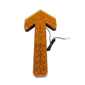 Segnali Luminosi a Freccia LED di Alta Qualità per Avvertimenti Stradali, Popolare Luce Gialla Lampeggiante a Freccia LED - Product Image 2