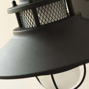 Applique murale extérieure moderne en fer et verre, étanche IP65, pour villa, jardin, patio, style industriel rétro, éclairage <span class=keywords><strong>de</strong></span> grange - Product Image 6