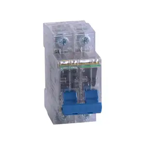 Transparent Circuit Breaker 40A 50A 63A 230/400V Transparent Visual Miniature Circuit Breaker