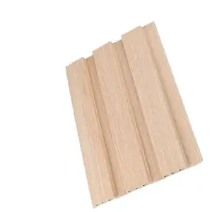 Hojas de pared de Pvc planas coextruidas, tableros de cubierta de plástico, listón de madera Exterior Wpc para gabinetes de cocina