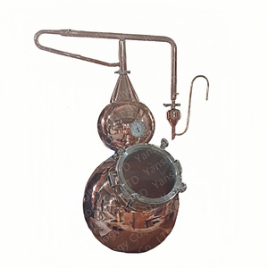 Photos réelles du fabricant, alambics en cuivre pur pour la distillation de l'<span class=keywords><strong>alcool</strong></span> et des huiles essentielles - Product Image 3