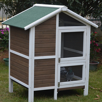 Volière en bois imperméable pour la maison d'oiseau extérieure de pigeons et la cage d'élevage