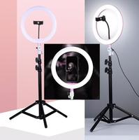 Lampe Annulaire LED Dimmable de 26cm/10 Pouces pour Vidéo en Direct, Selfie et Photographie