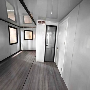 Vente en gros <span class=keywords><strong>de</strong></span> 40 pieds <span class=keywords><strong>de</strong></span> maison à bas <span class=keywords><strong>prix</strong></span> minuscule villa préfabriquée en acier pliable appartement boutique bureau hôtels parcs écoles conteneur extensible - Product Image 3