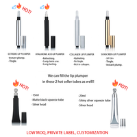 Rehausseur de lèvres liquide bio personnalisable SPF 30 Or Végétalien à l'acide hyaluronique avec hydratant et marque privée
