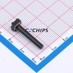 TSA06131-240B532CA Tactile Switch Through hole-4P,6.1x6.1mm Switch Single Pole Single Throw Round Button 2.8N 6.1mm - Product Image 1