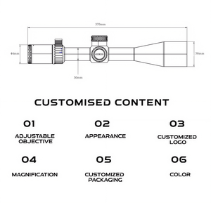 타이푼 망원 조준경 6-24X50 FFP 레티클 ED 글래스 알루미늄 합금 전술 사냥 스코프 제로 스톱 - Product Image 5