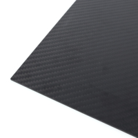 Plaque en fibre de carbone haute résistance, plusieurs épaisseurs, finition brillante ou mate, découpe CNC, perçage, usinage sur mesure pour pièces de drones et robots RC
