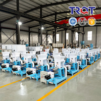 Extrudeuse de nourriture pour poissons flottante certifiée CE, série DGP, machine à granulés de nourriture compacte automatique mini, machine à granulés de nourriture pour bétail