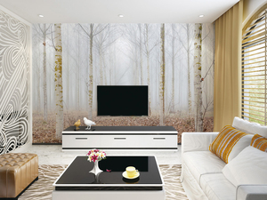 Imprimé personnalisé <span class=keywords><strong>Nature</strong></span> Paysage Brumeux Forêt Photo <span class=keywords><strong>Papier</strong></span> <span class=keywords><strong>Peint</strong></span> 3d Mural <span class=keywords><strong>Papier</strong></span> <span class=keywords><strong>Peint</strong></span> <span class=keywords><strong>jungle</strong></span> peler et coller <span class=keywords><strong>Papier</strong></span> <span class=keywords><strong>Peint</strong></span> Pour La Décoration Murale - Product Image 3