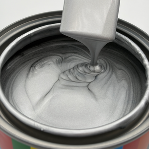 <span class=keywords><strong>Pintura</strong></span> Acrílica Plateada Extra Fina 1K al por Mayor para Automóviles, Reparación de Muebles, Buena Adhesión, Alta Cobertura - Product Image 2