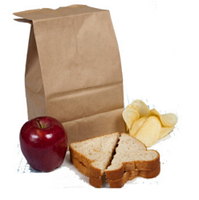 Xmxxinke — machine de fabrication de sacs en papier kraft, contenant carré, bon marché, recyclage de Logo, d'aliments