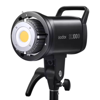 Godox SL100D Photo Dual LED Light Professional Video Studio Light avec 2.8m Stand 60*90cm Softbox QR-P60T Soft Box Lighting Kit