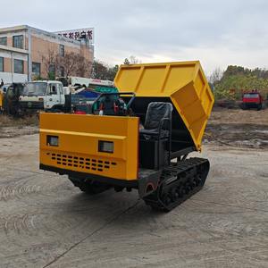 Transporteur sur chenilles portable Dumper de haute qualité Dumper High Top Dumpers Tracked Dumper Carrier Construction Diesel Crawler Carrier Vehicle - Product Image 5