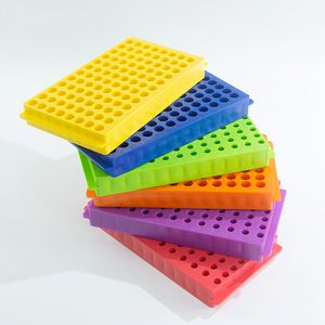 Çok fonksiyonlu çift taraflı 0.2ml 0.5ml 1.5ml 2ml santrifüj <span class=keywords><strong>Test</strong></span> tüpü tutucu 60 ve 96 delikli - Product Image 1