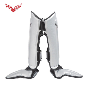 Protège-tibias autocollants ALLFIGHT 2026 en PU multicouche S-XL pour Enfants et Adultes Entraînement MMA - Product Image 6