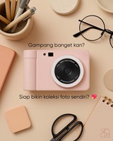 Printer Foto Instan HPRT Z1 |   Pencetakan Tanpa Tinta Zink |   BT Connect untuk Menghubungkan ke Ponsel Anda untuk Pencetakan Kapan Saja