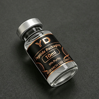 Etiquetas Autoadhesivas para Viales de Péptidos con Logotipo y Parámetros Personalizados, Etiquetas Laminadas Impermeables para Viales de Péptidos de 3 ml