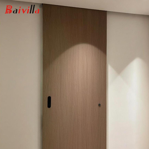 Porta Scorrevole in Legno di Alta Qualità con Binario Invisibile, Hardware Nascosto, Porta Fantasma Senza Telaio per Appartamenti, Ingressi Esterni e Fienili - Product Image 2