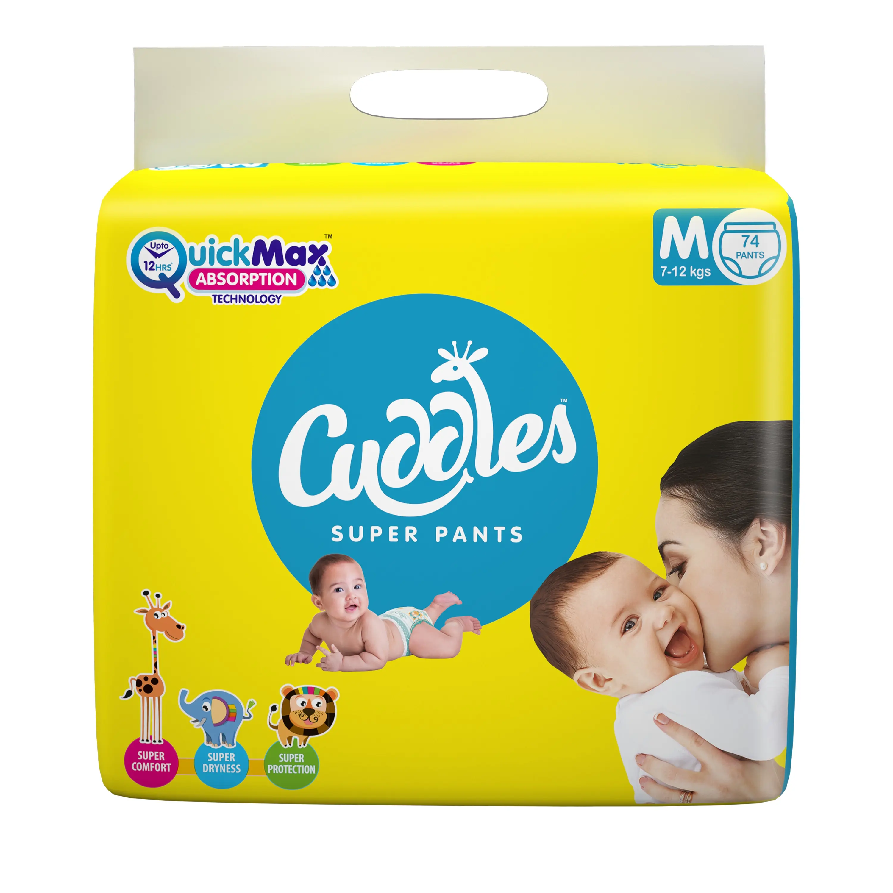도매 가격 아기 바지 기저귀 Cuddles 슈퍼 바지 아기 기저귀 인도 수출 및 공급 업체