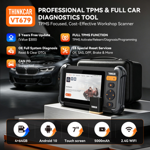 THINKCAR VT679 <span class=keywords><strong>Scanner</strong></span> de diagnostic complet tout-en-un avec diagnostic du système du véhicule, prise en charge CAN FD, couverture de 98 % des véhicules - Product Image 2