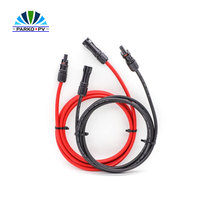 Cable Solar Flexible de Nailon Aislado para Entornos Hostiles, DC-DC, 2.5mm2, 4mm2, 6mm2, 5M, 1500V, Cable de Extensión Solar