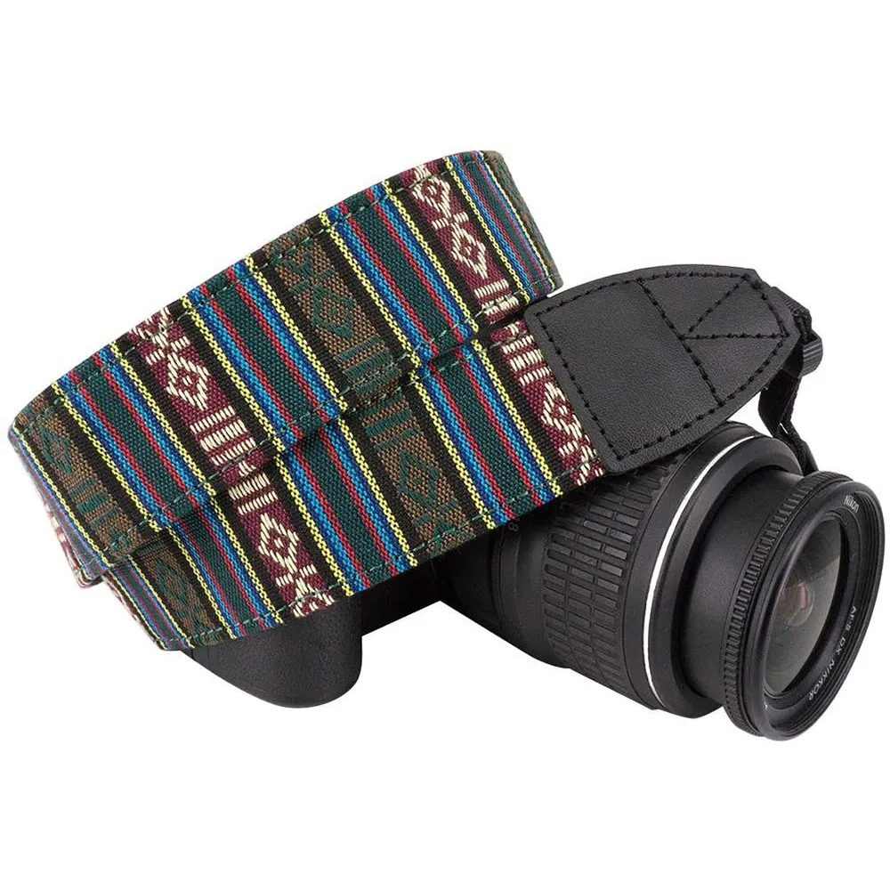 Camera Neck Shoulder Strap Belt for SLR DSLR Camera Durable For Nikon Canon Sony Retro Ethnic Style Camera Strap Band