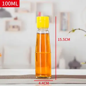 100ml 170ml 220ml 350ml 400ml 485ml Chinese Household Vinegar Soy Sauce Fish Sauce Kitchen Storage Oil Bottle With Open Lid