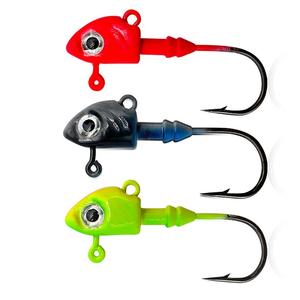 10g/15g/20g/28g/40g 리드 헤드 미끼 낚시 후크 수영 미끼 지그 헤드 바닷물 낚시 지그 헤드 플랫 지그 후크 - Product Image 1