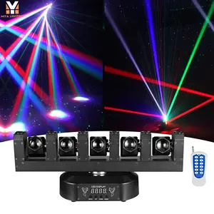 WZJ002 Mini beş parmak yıldırım kılıç lazer sahne ışık KTV DJ taraflar gece kulüpleri için