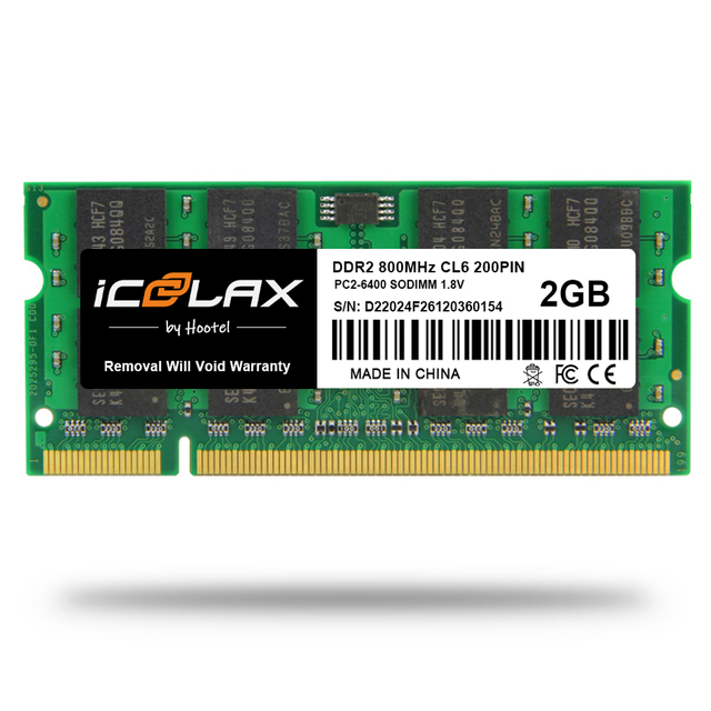 Original &New RAM DDR2 2GB 667/800MHZ PC2-5300/PC2-6400 for Desktop Laptop Old Computer