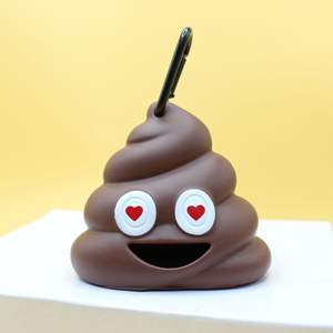 Nuevo dispensador de bolsas para desechos de mascotas con diseño de asiento de inodoro de dibujos animados, con diseños divertidos y originales, caja de almacenamiento de excrementos, cubierta transfronteriza para bolsas de desechos - Product Image 6