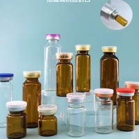 InjexMed - Vial de Vidrio de 3 ml para Cuidado Personal, Bienestar, Belleza Corporal, Suero Líquido Nutritivo, Envase Cosmético