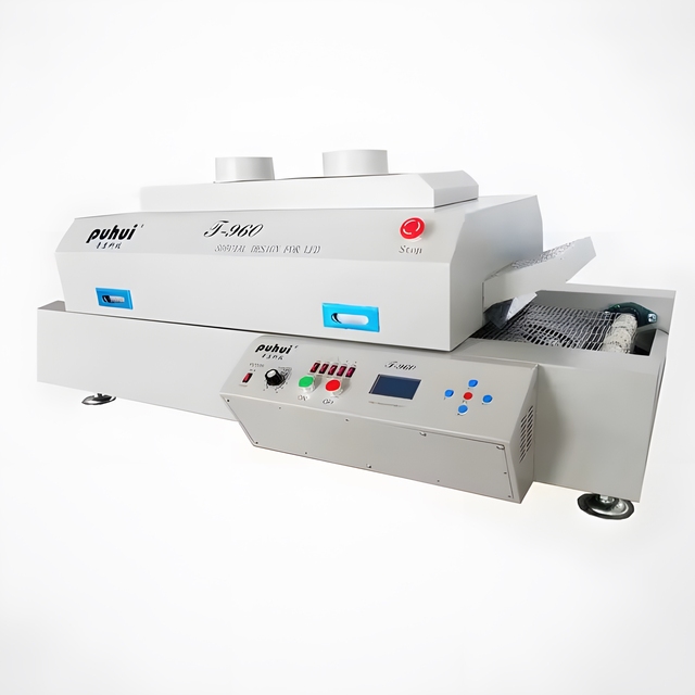 T-960 5-Zone Reflow Oven - Infrared + Forced Hot Air for Precision SMT/BGA Soldering