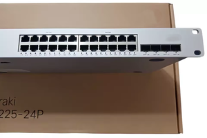 Commutateur d'automatisation industrielle Meraski Ms225-24p-hw 24x 1g Poe+ géré par le cloud, prise en charge QoS, VLAN empilable, stock original disponible - Product Image 5