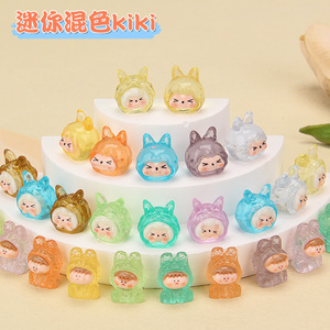 Adornos de resina 3D Kiki rojo brillante, estilos variados, dijes de dibujos animados en miniatura para joyería DIY, colgantes de moda - Product Image 2