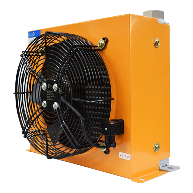 Heavy Duty Lubrication Air Cooled Hydraulic Oil Cooler Aluminium Motor Harvester Tractor 380V Fan Plate Heat Exchanger