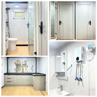 Cabaña Prefabricada de Lujo de 20 pies, Doble Ala Plegable, Completamente Amueblada, Villa Modular Prefabricada, Casa Contenedor Expandible