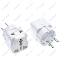 Adaptateur de voyage ISRAEL prise de courant 2 voies changement de prise de courant AU/ US/EU/UK vers israélien 3 broches adaptateur de prise de terre WT 10A 250V