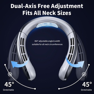 <span class=keywords><strong>พัดลม</strong></span>พกพาแบบสวมใส่ได้ รุ่นใหม่ ชาร์จผ่าน USB <span class=keywords><strong>พัดลม</strong></span>ปรับอากาศแบบไร้ใบพัดสำหรับสวมคอ ใช้งานได้โดยไม่ต้องใช้มือ เหมาะสำหรับการเล่นกีฬาและการเดินทาง - Product Image 6