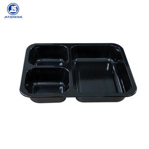 Barquettes d'emballage alimentaire haute température OEM/ODM 1 2 3 compartiments Barquette en CPET - Product Image 5