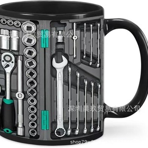 Taza de Cerámica con Diseño de Herramientas para Sublimación, Estilo Novedoso para Regalo - Product Image 5