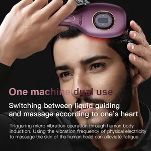 Personal Care Machine Waterproof Portable Head Scratcher Massage Low Microcurrent Hair Growth Comb