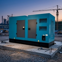 200kva/300kva/400kva 200kw/250kw/300kw Genset Diesel Super Silent ATS 200A Generator Mesin Cadangan