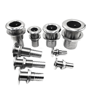 Salida de escape de acero inoxidable para embarcaciones con conexión de manguera - Product Image 3